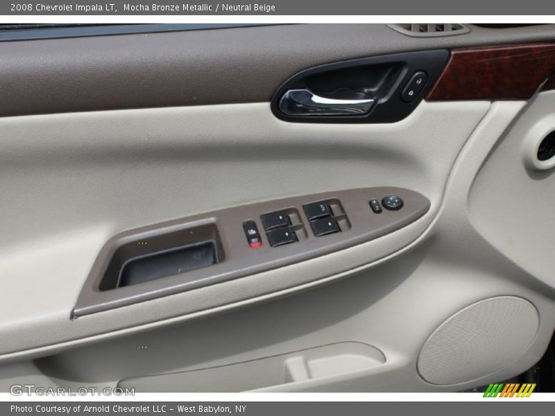 Mocha Bronze Metallic / Neutral Beige 2008 Chevrolet Impala LT