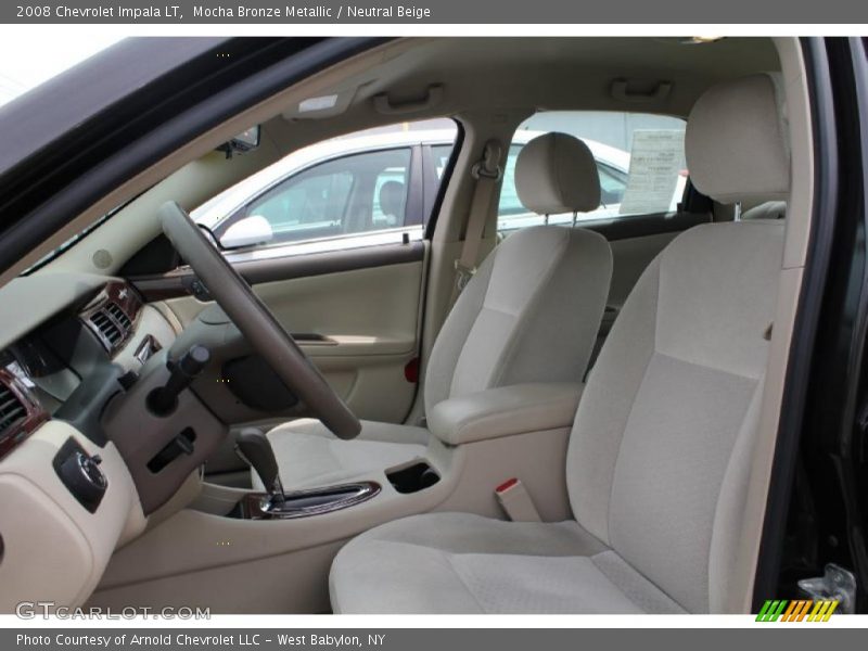 Mocha Bronze Metallic / Neutral Beige 2008 Chevrolet Impala LT