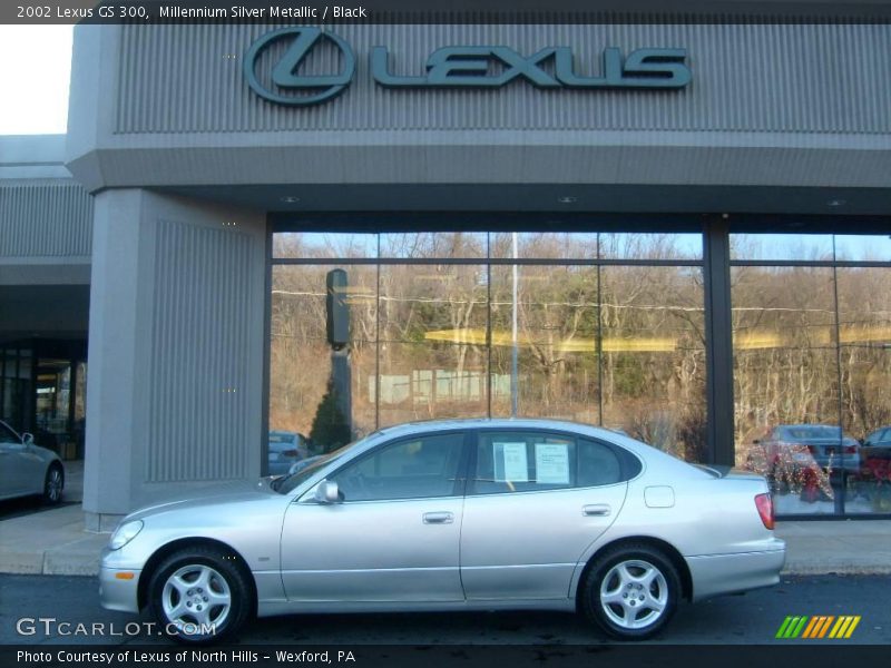 Millennium Silver Metallic / Black 2002 Lexus GS 300