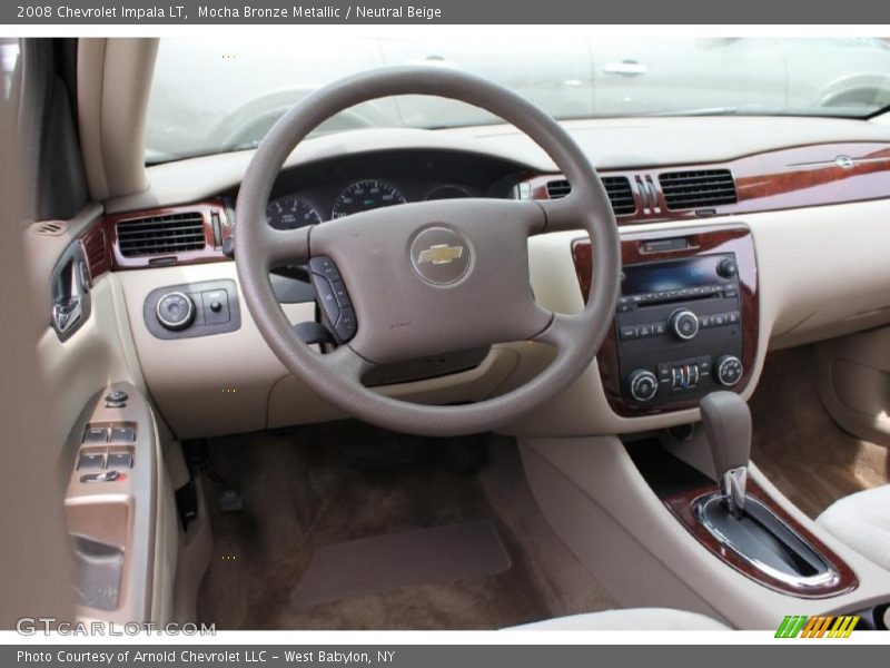 Mocha Bronze Metallic / Neutral Beige 2008 Chevrolet Impala LT