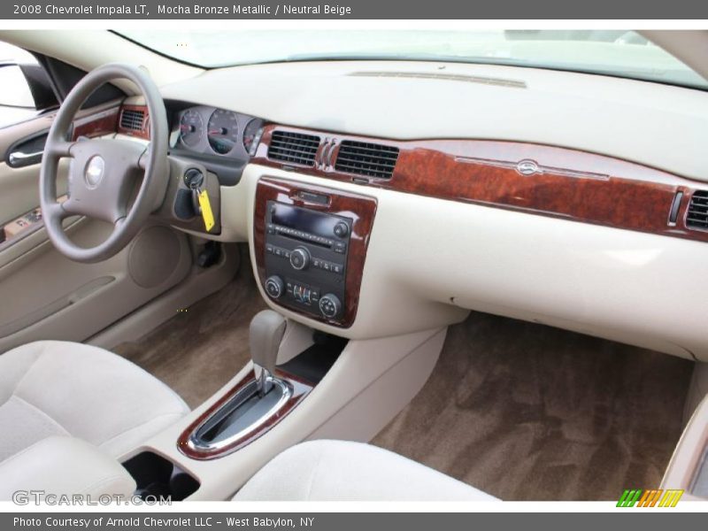 Mocha Bronze Metallic / Neutral Beige 2008 Chevrolet Impala LT