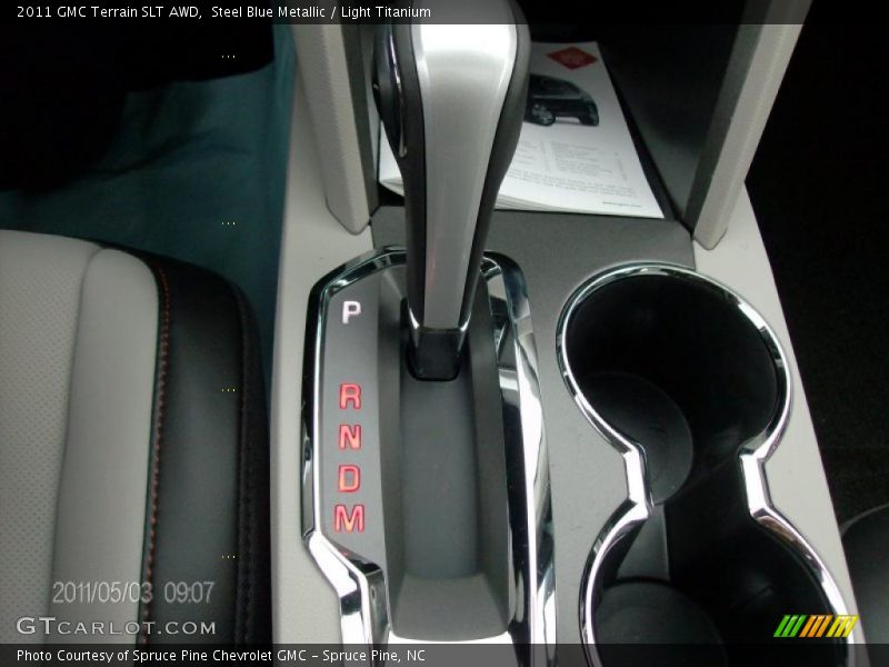 Steel Blue Metallic / Light Titanium 2011 GMC Terrain SLT AWD