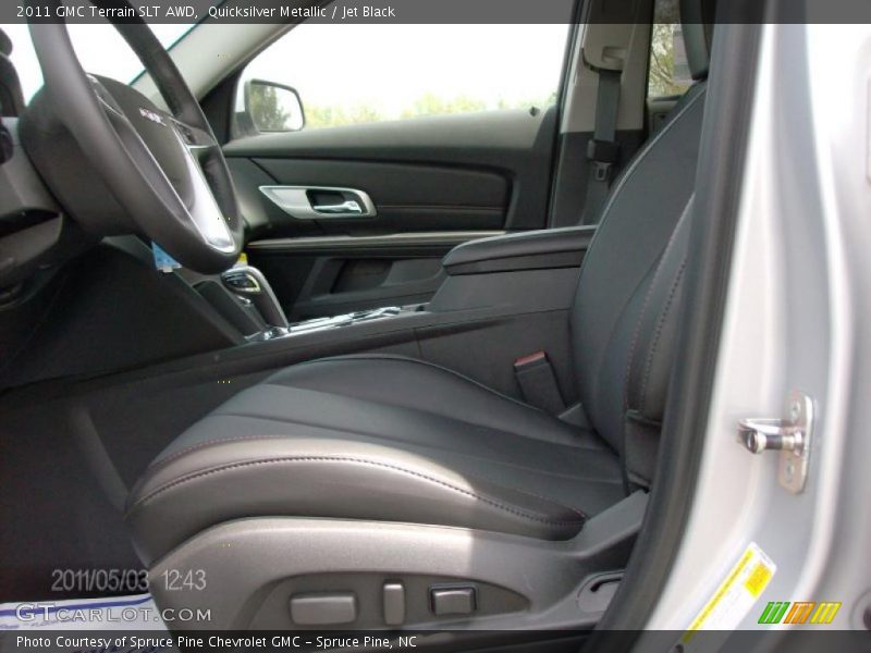 Quicksilver Metallic / Jet Black 2011 GMC Terrain SLT AWD