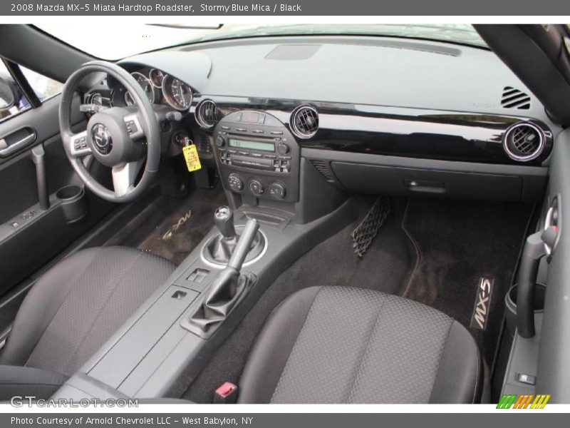 Stormy Blue Mica / Black 2008 Mazda MX-5 Miata Hardtop Roadster