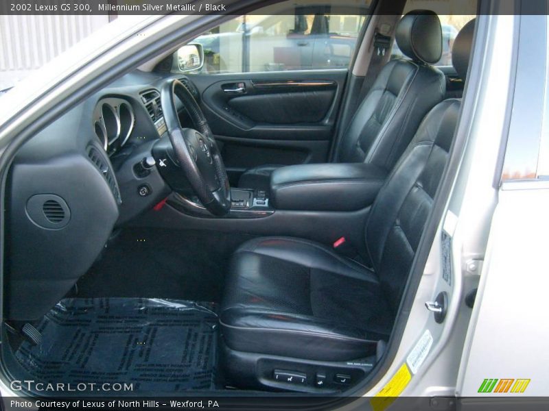 Millennium Silver Metallic / Black 2002 Lexus GS 300