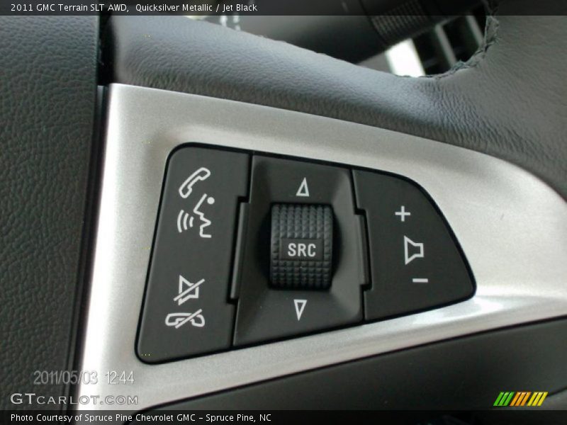 Quicksilver Metallic / Jet Black 2011 GMC Terrain SLT AWD