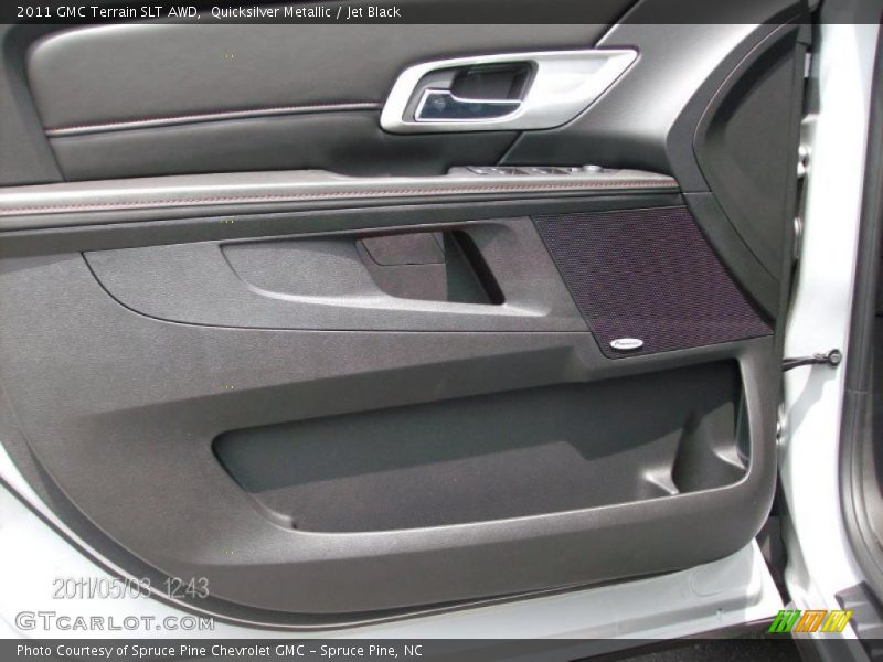 Quicksilver Metallic / Jet Black 2011 GMC Terrain SLT AWD