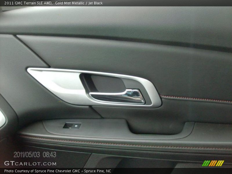 Gold Mist Metallic / Jet Black 2011 GMC Terrain SLE AWD
