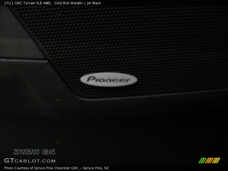 Gold Mist Metallic / Jet Black 2011 GMC Terrain SLE AWD