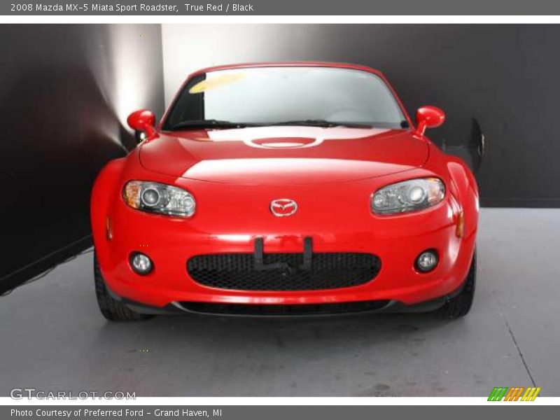 True Red / Black 2008 Mazda MX-5 Miata Sport Roadster