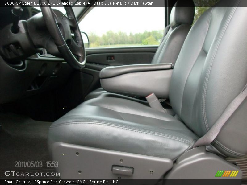 Deep Blue Metallic / Dark Pewter 2006 GMC Sierra 1500 Z71 Extended Cab 4x4