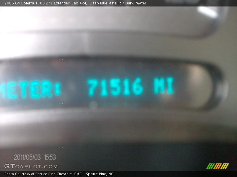 Deep Blue Metallic / Dark Pewter 2006 GMC Sierra 1500 Z71 Extended Cab 4x4