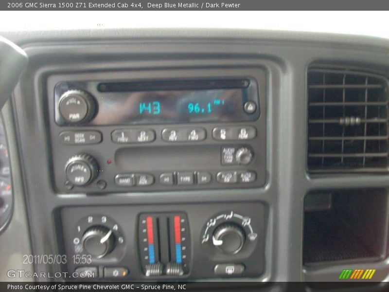 Deep Blue Metallic / Dark Pewter 2006 GMC Sierra 1500 Z71 Extended Cab 4x4