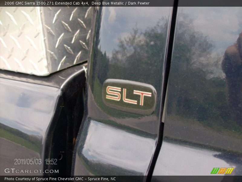 Deep Blue Metallic / Dark Pewter 2006 GMC Sierra 1500 Z71 Extended Cab 4x4