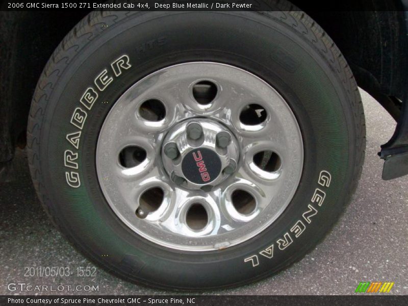 Deep Blue Metallic / Dark Pewter 2006 GMC Sierra 1500 Z71 Extended Cab 4x4