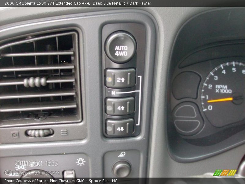Deep Blue Metallic / Dark Pewter 2006 GMC Sierra 1500 Z71 Extended Cab 4x4