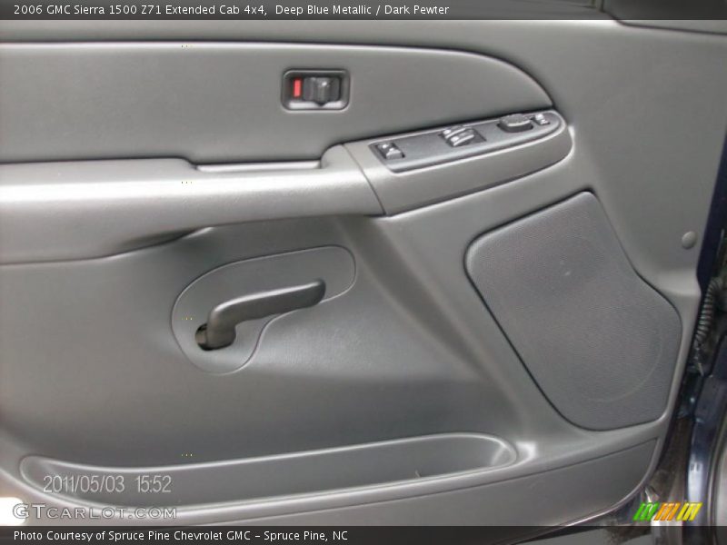 Deep Blue Metallic / Dark Pewter 2006 GMC Sierra 1500 Z71 Extended Cab 4x4