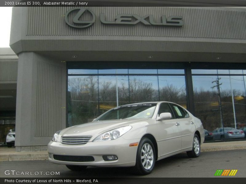 Alabaster Metallic / Ivory 2003 Lexus ES 300