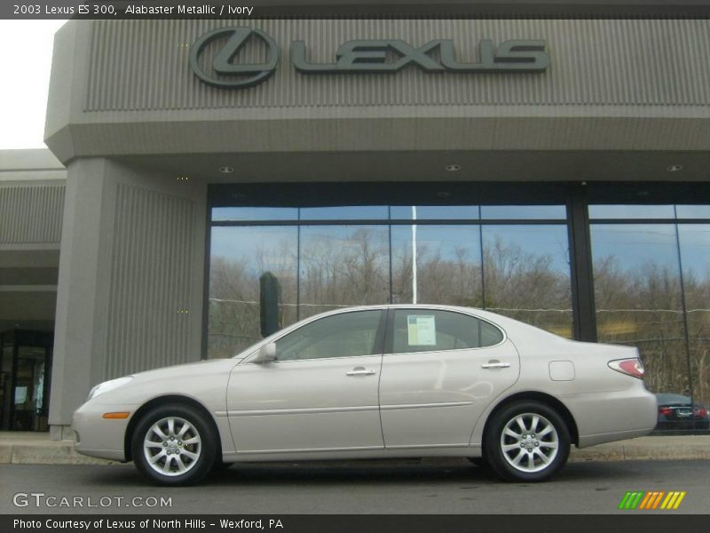 Alabaster Metallic / Ivory 2003 Lexus ES 300