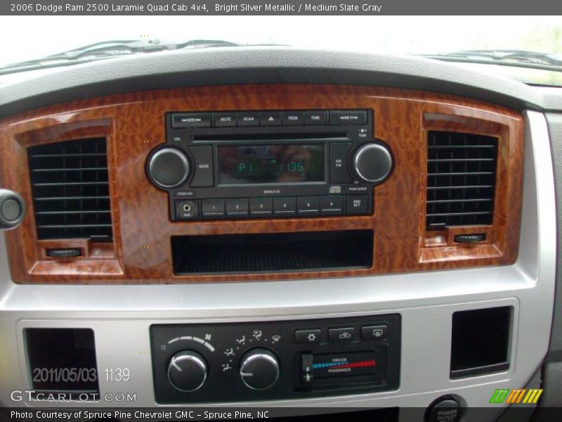 Bright Silver Metallic / Medium Slate Gray 2006 Dodge Ram 2500 Laramie Quad Cab 4x4