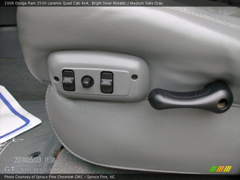 Bright Silver Metallic / Medium Slate Gray 2006 Dodge Ram 2500 Laramie Quad Cab 4x4