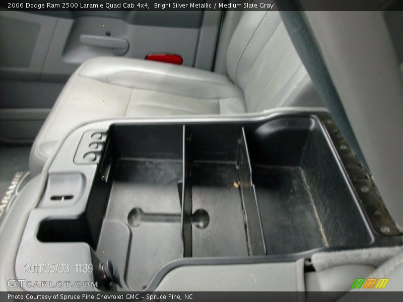 Bright Silver Metallic / Medium Slate Gray 2006 Dodge Ram 2500 Laramie Quad Cab 4x4