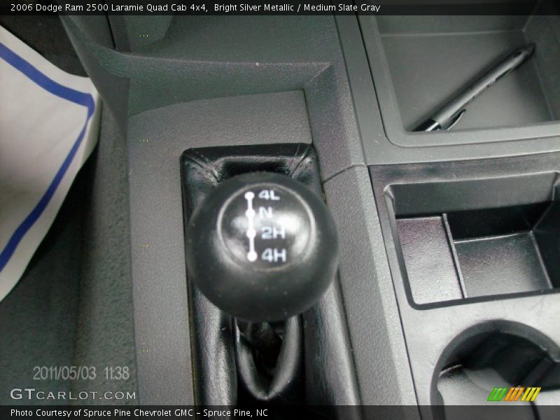 Bright Silver Metallic / Medium Slate Gray 2006 Dodge Ram 2500 Laramie Quad Cab 4x4