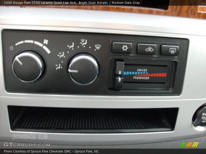Bright Silver Metallic / Medium Slate Gray 2006 Dodge Ram 2500 Laramie Quad Cab 4x4
