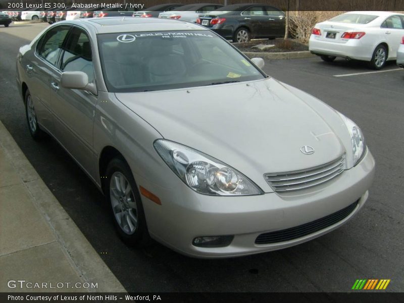 Alabaster Metallic / Ivory 2003 Lexus ES 300