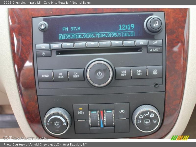 Gold Mist Metallic / Neutral Beige 2008 Chevrolet Impala LT