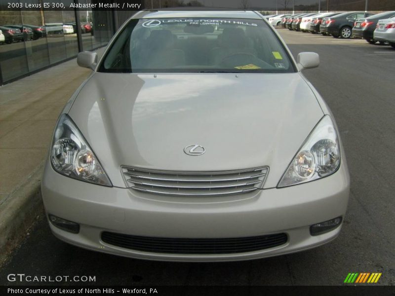 Alabaster Metallic / Ivory 2003 Lexus ES 300