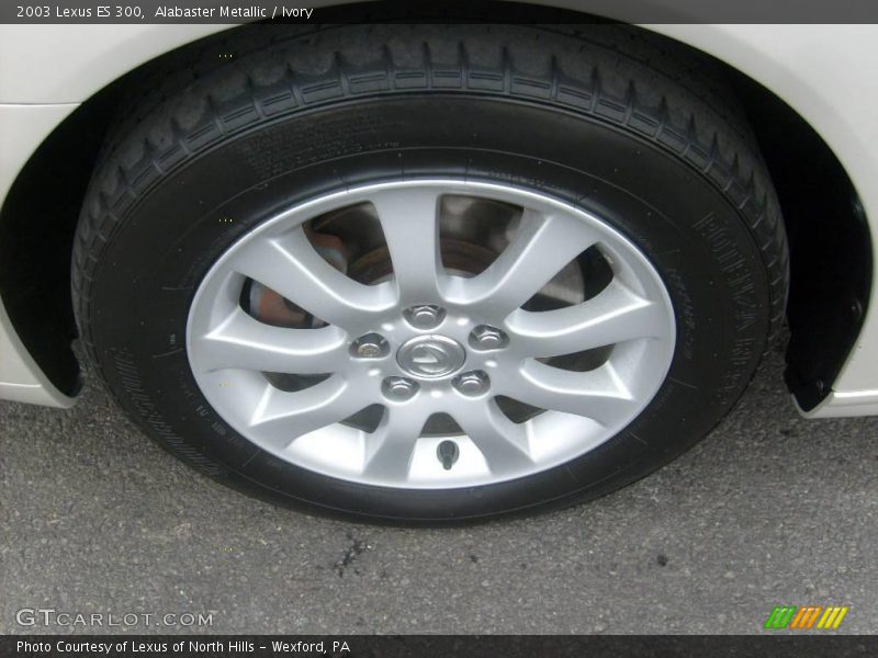 Alabaster Metallic / Ivory 2003 Lexus ES 300