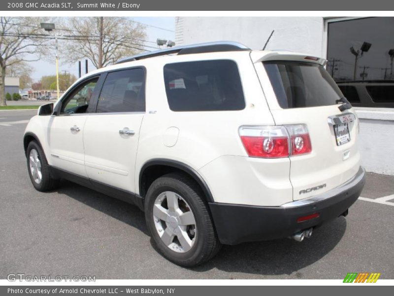 Summit White / Ebony 2008 GMC Acadia SLT