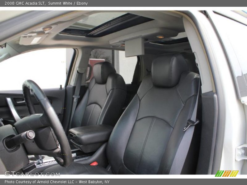 Summit White / Ebony 2008 GMC Acadia SLT