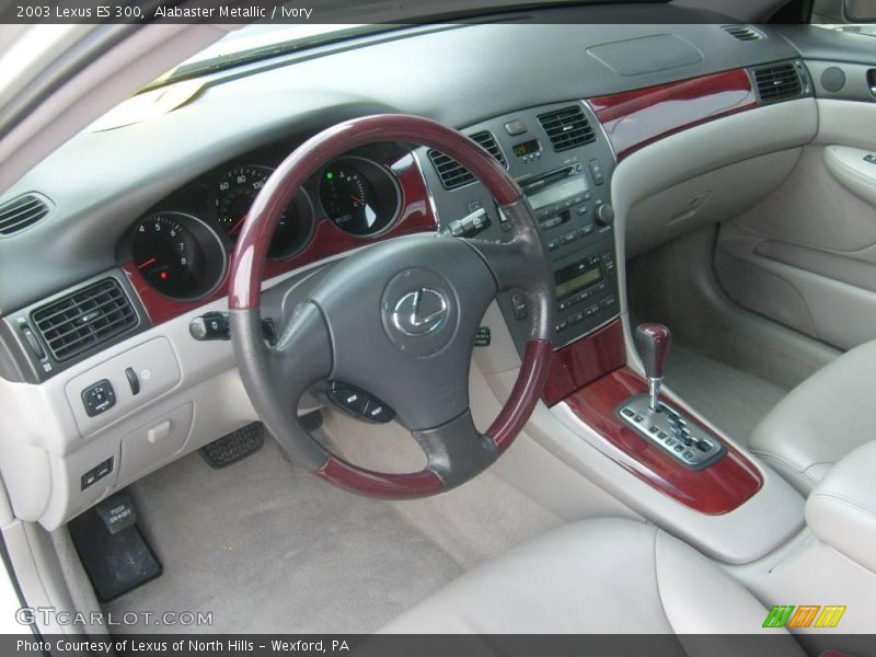 Alabaster Metallic / Ivory 2003 Lexus ES 300