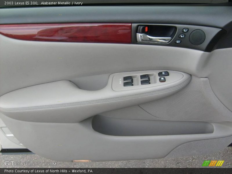 Alabaster Metallic / Ivory 2003 Lexus ES 300