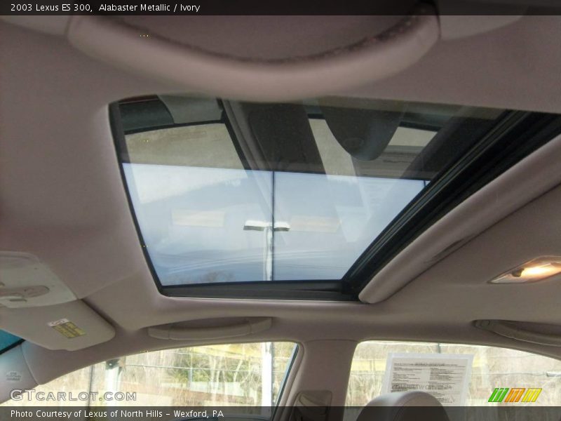 Alabaster Metallic / Ivory 2003 Lexus ES 300