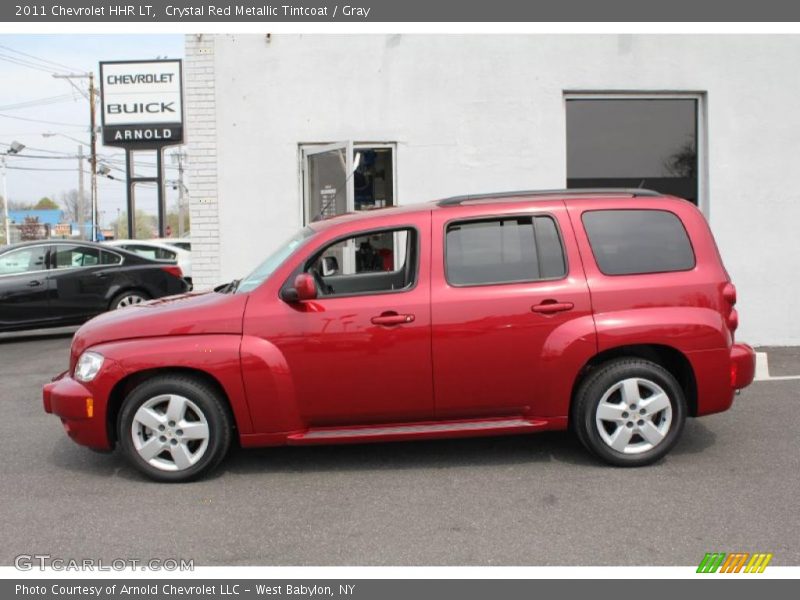 Crystal Red Metallic Tintcoat / Gray 2011 Chevrolet HHR LT