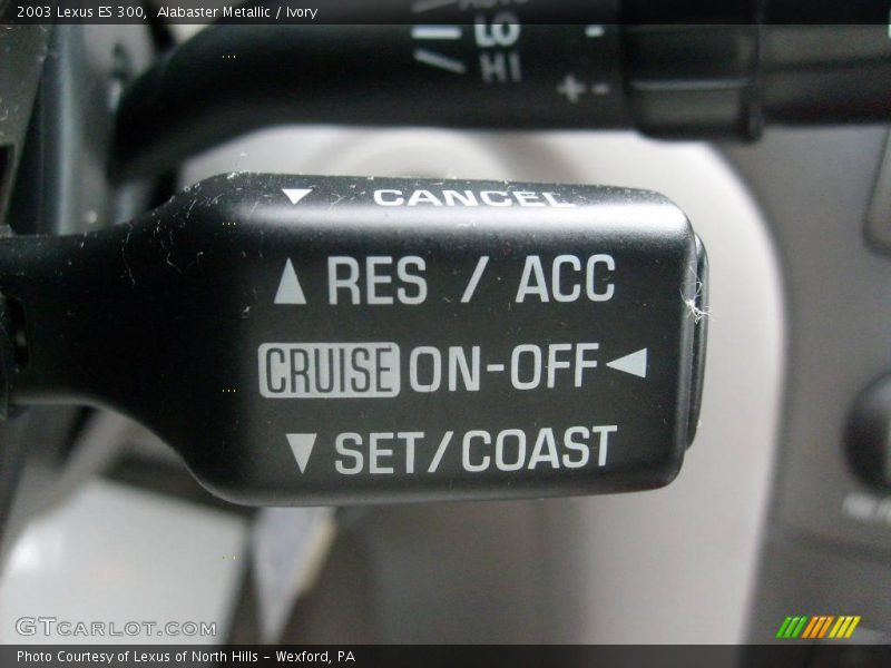 Alabaster Metallic / Ivory 2003 Lexus ES 300