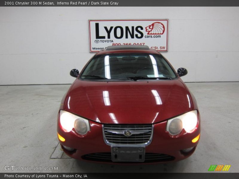 Inferno Red Pearl / Dark Slate Gray 2001 Chrysler 300 M Sedan