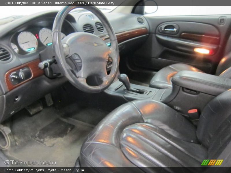 Inferno Red Pearl / Dark Slate Gray 2001 Chrysler 300 M Sedan