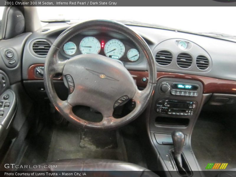 Inferno Red Pearl / Dark Slate Gray 2001 Chrysler 300 M Sedan