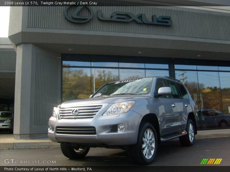 Twilight Gray Metallic / Dark Gray 2008 Lexus LX 570