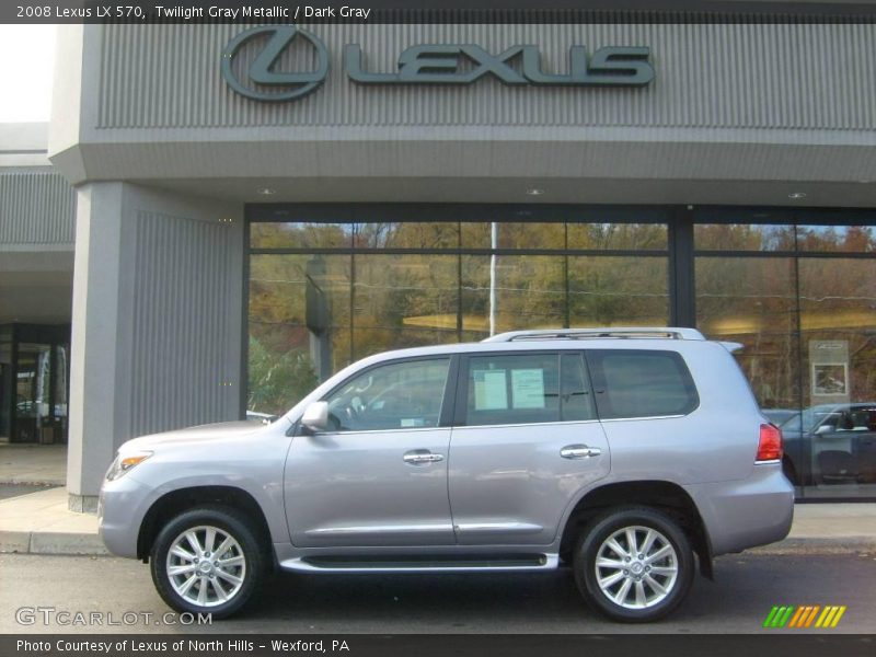 Twilight Gray Metallic / Dark Gray 2008 Lexus LX 570