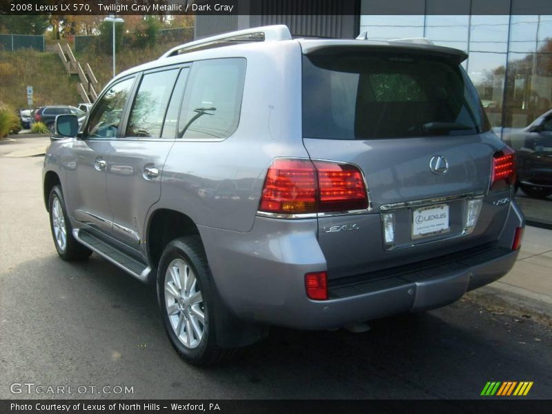 Twilight Gray Metallic / Dark Gray 2008 Lexus LX 570