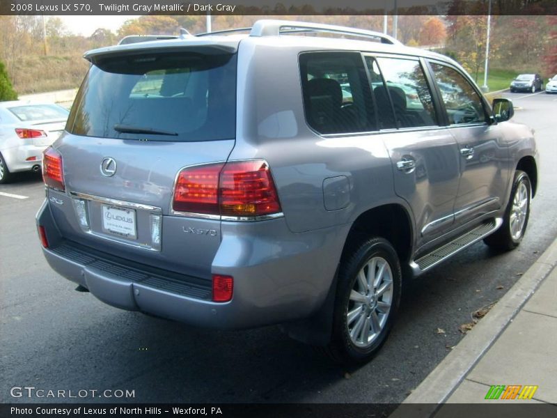 Twilight Gray Metallic / Dark Gray 2008 Lexus LX 570