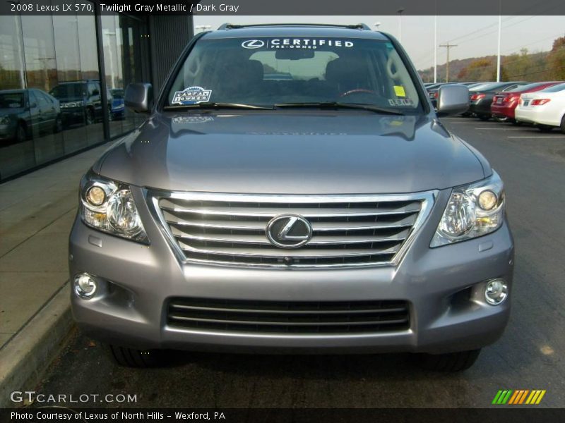 Twilight Gray Metallic / Dark Gray 2008 Lexus LX 570