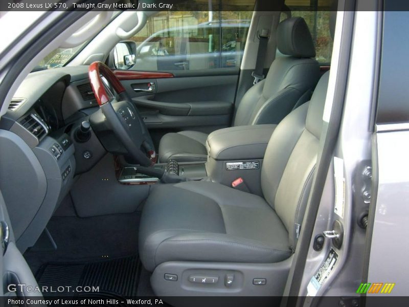 Twilight Gray Metallic / Dark Gray 2008 Lexus LX 570