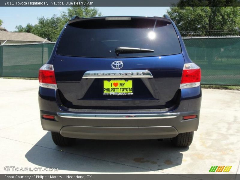 Nautical Blue Pearl / Ash 2011 Toyota Highlander