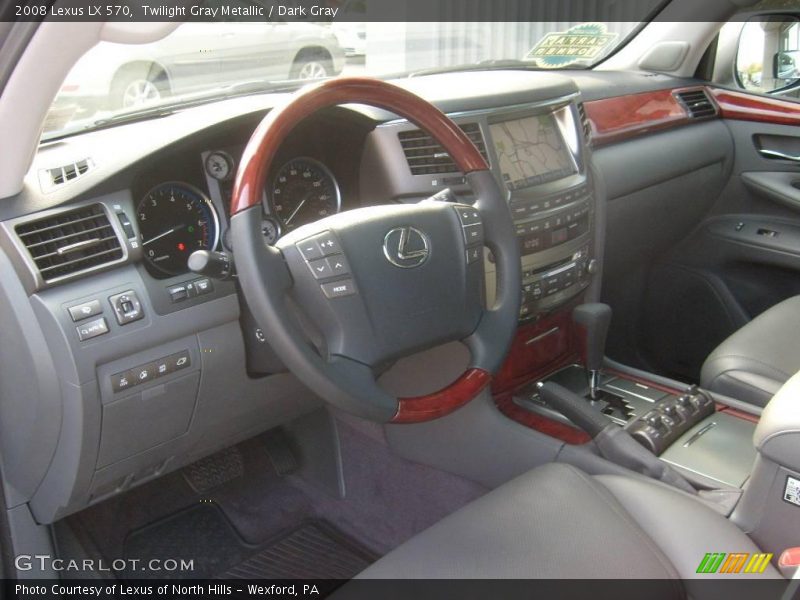 Twilight Gray Metallic / Dark Gray 2008 Lexus LX 570